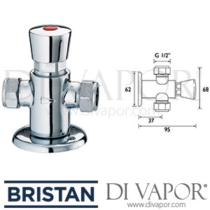 Bristan Self Closing Surface Mounted Shower Spare Parts - BR DV 266